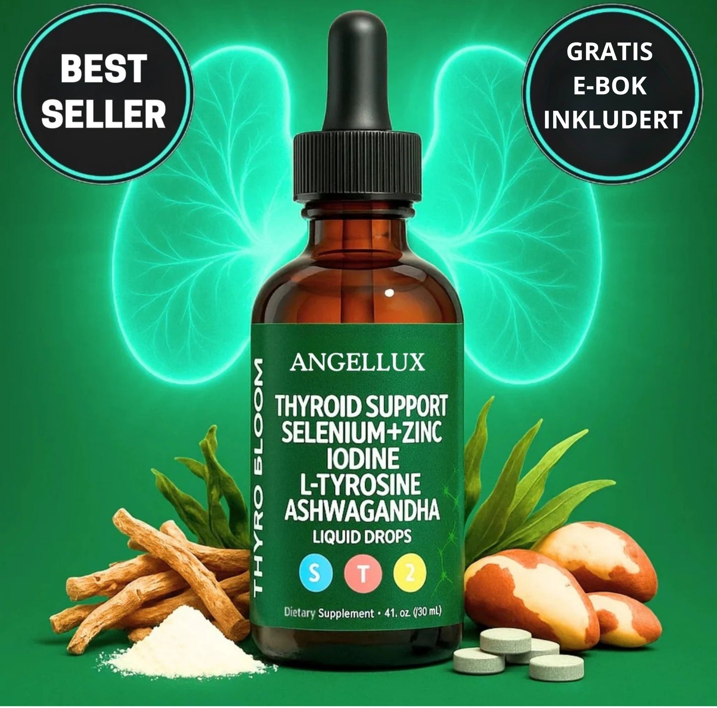 Angellux Støtte for skjoldbruskkjertelen