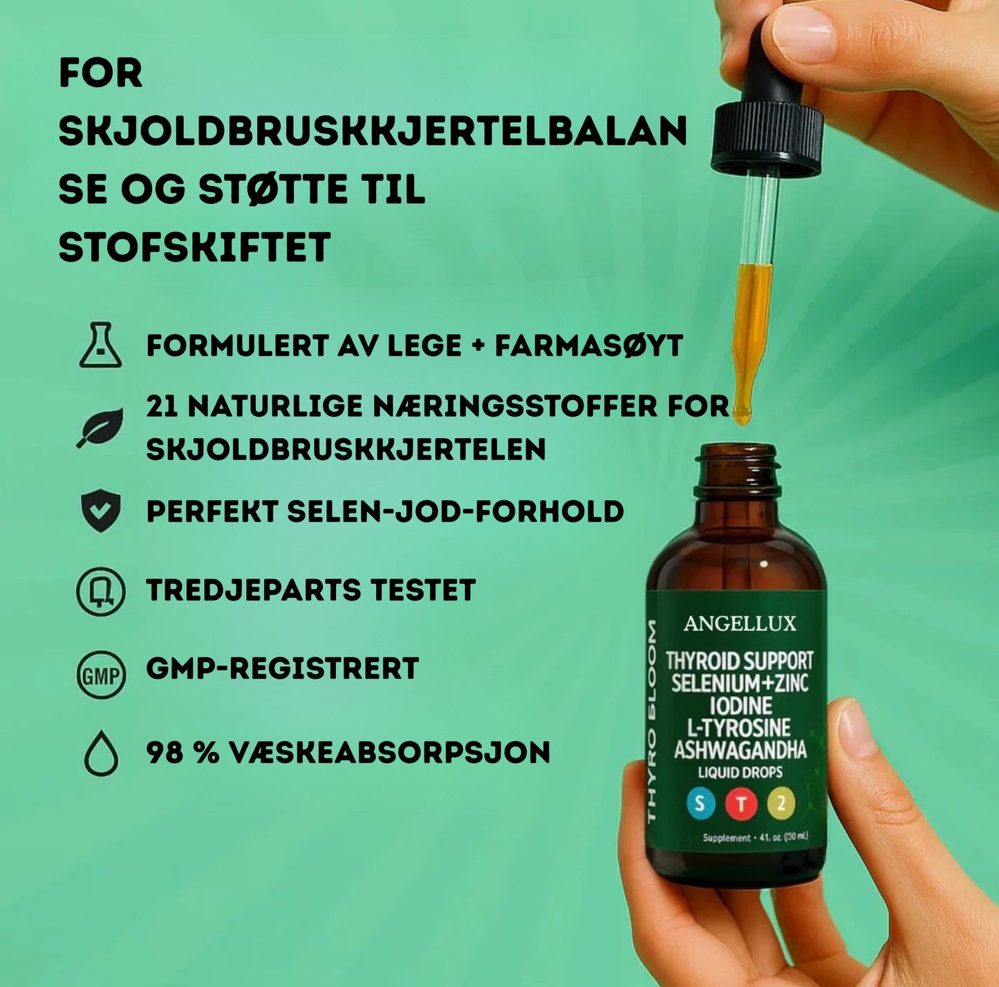 Angellux Støtte for skjoldbruskkjertelen